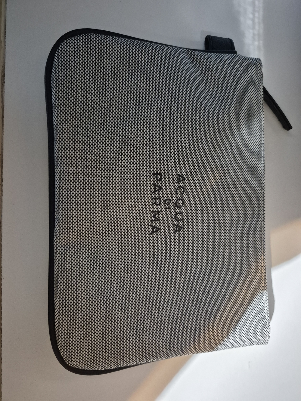 Acqua di Parma  Gray Textured Travel Pouch